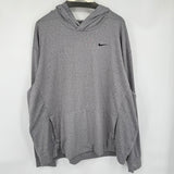 men Nike Dri-Fit Hoodie Gray Sweatshirt XXL