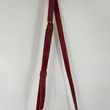 women Portland Leather Goods Small Bucket Bag Chili Red Purse