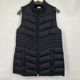 women J.Jill Down Puffer Vest Black Jacket S