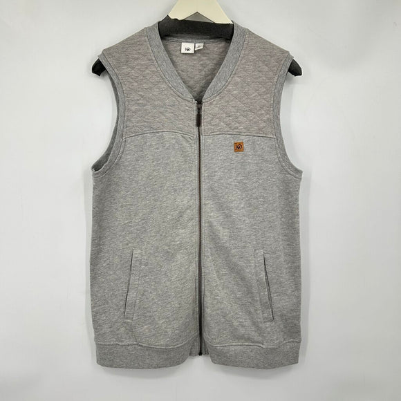 women Tentree Organic Cotton Blend Vest Gray Jacket XL