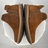 women Born Leather Booties Brown Shoes 9