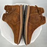 women Born Leather Booties Brown Shoes 9