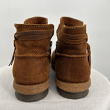 women Born Leather Booties Brown Shoes 9
