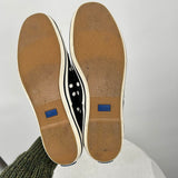 women Kate Spade x Keds Polka Dot Kicks Black White Shoes 8.5