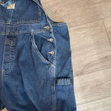 women Old Navy Vintage Denim Overalls Blue Jeans L