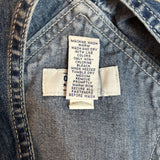 women Old Navy Vintage Denim Overalls Blue Jeans L
