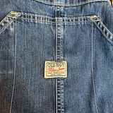women Old Navy Vintage Denim Overalls Blue Jeans L
