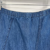 women J. Jill Denim Maxi Blue Skirt L