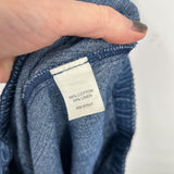 women J. Jill Denim Maxi Blue Skirt L