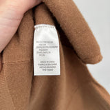 women Bobeau Viscose Blend V-Neck Camel Brown Sweater S