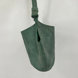 women Portland Leather Goods Kangaroo Shoulder Bag Evergreen Purse