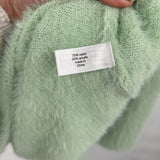 women Lane Bryant NWT Fuzzy Crewneck Aqua Sweater 18/20