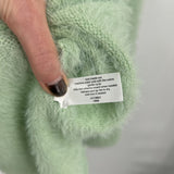 women Lane Bryant NWT Fuzzy Crewneck Aqua Sweater 18/20