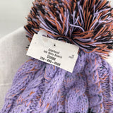 women Smartwool NWT Isto Retro Beanie Purple Black Ruse Hat