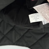 women Banana Republic Factory Quilted Full Zip Black Jacket XS