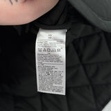 women Banana Republic Factory Quilted Full Zip Black Jacket XS