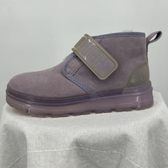women Ugg Neumel Clear Chukka Suede Boots Lavender Shoes 7