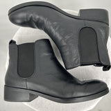 women Cole Haan LandsmenLeather Chelsea Booties Black Shoes 8.5