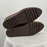 women Cecelia Gemma Suede Wedge Boots Honey Shoes 8