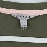 women Athleta Sunburst Organic Cotton Nectar Green Dress ST