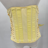 women Camper Vintage Cotton Waist Girdle Butter Yellow Intimates/Sleepwear 34
