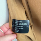 women Tahari Belted Caramel Brown Coat M