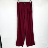 women Madewell Wide Leg Trousers Wine Pants 00