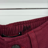 women Madewell Wide Leg Trousers Wine Pants 00