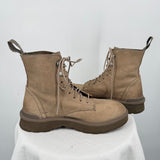 women Sorel Hi Line Lace Boot Taupe Shoes 8.5