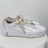 women Puma Smash Platform V2 White Shoes 8.5