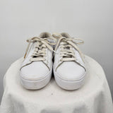 women Puma Smash Platform V2 White Shoes 8.5