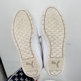 women Puma Smash Platform V2 White Shoes 8.5