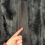 women Vintage Faux Fur Capelet AS IS - Lining Black Coat OS