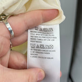 women Susan Graver Quilted Hooded Vest Cream Jacket S