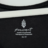 women Free People Oversized Tunic Black Knit Top L