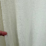 women DL 1961 Open Knit Long Cardigan Cream Sweater S