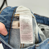 women Madewell Curvy '90s Straight Blue Jeans 28/6