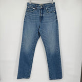 women Madewell Curvy '90s Straight Blue Jeans 28/6