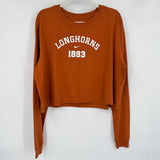 women Nike NWT Longhorn Long Sleeve Tee Burnt Orange Knit Top L