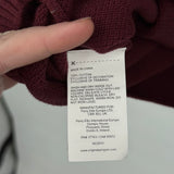 men Penguin Cotton Crew Maroon Sweater M