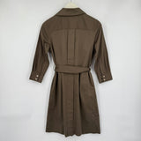 women Etcetera Bonvoyage Snap Down Military Style Olive Green Jacket 2