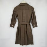 women Etcetera Bonvoyage Snap Down Military Style Olive Green Jacket 2