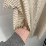 women Grade & Gather Striped Shirt Dress MSRP $124 Ash Brown Cream Dress S/M