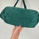 women We the Free Brookline Suede Tote Green Purse
