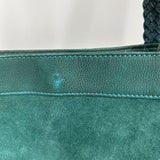 women We the Free Brookline Suede Tote Green Purse