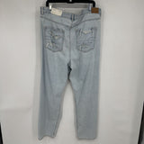women American Eagle NWT Highest Rise Mom Jean Blue Jeans 18