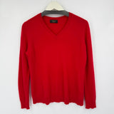 women Charter Club Cashmere Pullover Red Sweater XLP