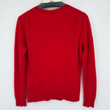 women Charter Club Cashmere Pullover Red Sweater XLP