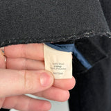 women J. Crew Knit Wool Double Brested Black Jacket 6