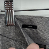 women Talbots NWT Metallic Linen Silver/Gray Pants 12